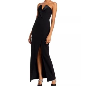 Aidan Mattox Tuxedo Dress